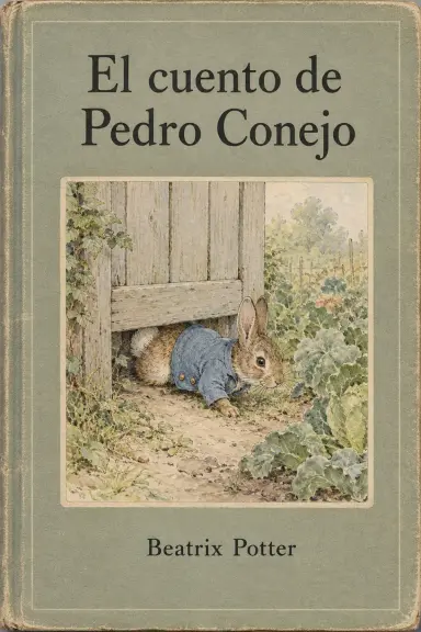 Beatrix Potterの本『El cuento de Pedro Conejo』の表紙