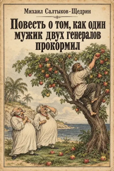 Cover of the book Повесть о том, как один мужик двух генералов прокормил, by Михаил Салтыков-Щедрин