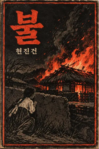 현진건的书《불》的封面