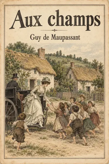 Guy de Maupassant의 책 《Aux champs》 표지
