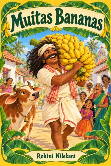 Cover des Buchs Muitas Bananas von Rohini Nilekani