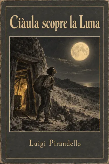 Luigi Pirandelloの本『Ciàula scopre la Luna』の表紙