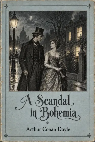 Portada del libro A Scandal in Bohemia, de Arthur Conan Doyle