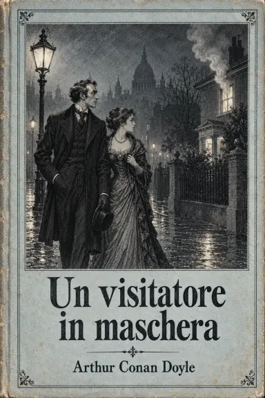 Arthur Conan Doyle的书《Un visitatore in maschera》的封面