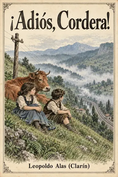 Portada del libro ¡Adiós, Cordera!, de Leopoldo Alas (Clarín)