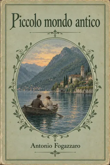 Antonio Fogazzaro的书《Piccolo mondo antico》的封面