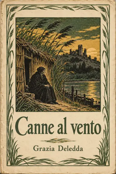 Grazia Deleddaの本『Canne al vento』の表紙