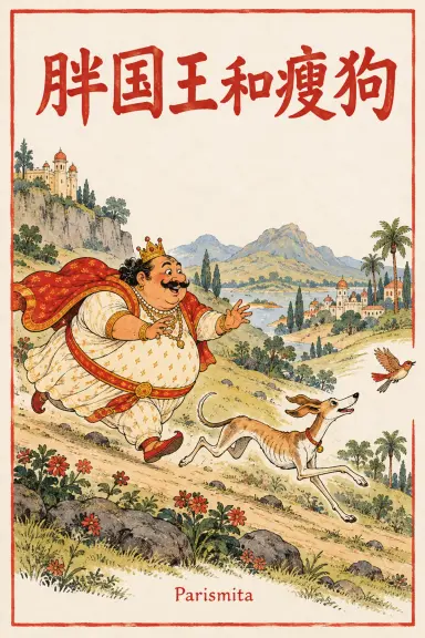 Cover des Buchs 胖国王和瘦狗 von Parismita