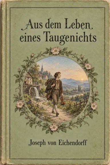 Joseph von Eichendorff的书《Aus dem Leben eines Taugenichts》的封面