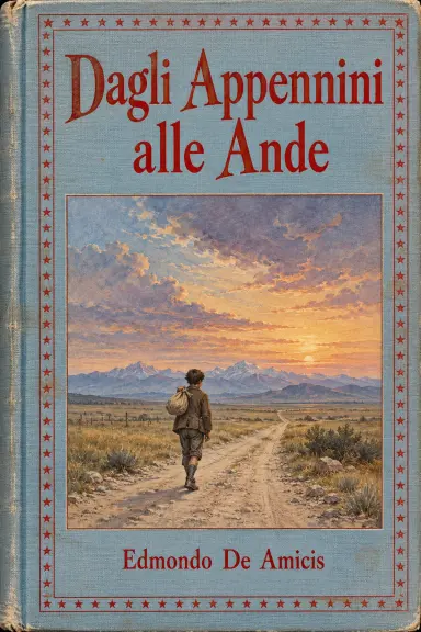 Edmondo De Amicisの本『Dagli Appennini alle Ande』の表紙