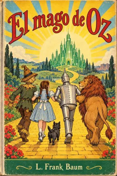 L. Frank Baumの本『El mago de Oz』の表紙