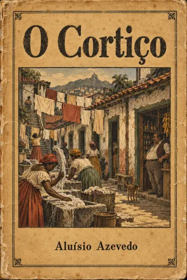 Couverture du livre O Cortiço, de Aluísio Azevedo