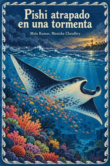 Cover of the book Pishi atrapado en una tormenta, by Mala Kumar, Manisha Chaudhry